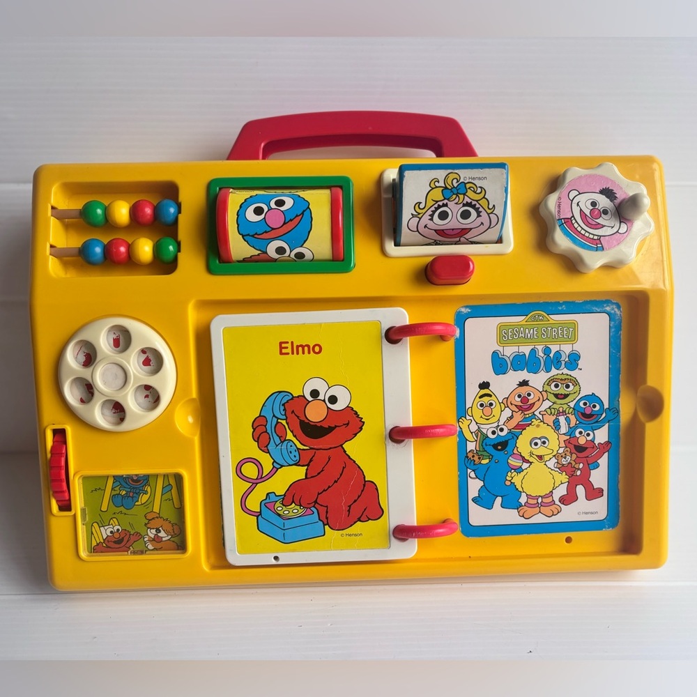 Vintage Tyco Sesame Street Babies Busy Activity Center Toy 1990s